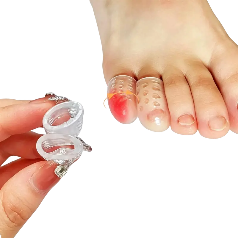 Silicone Toe Protectors 30Pcs, Gel Anti-Friction Toe Protector Breathable Toe Caps Guards for Men Women, Soft Clear Little Toe Covers Silicone Toe Sleeves for Corns, Blisters and Pain Relief