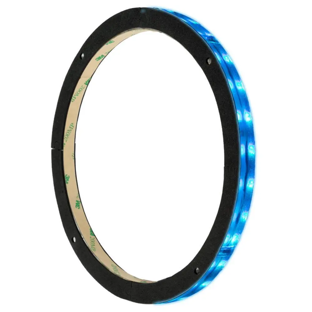 DS18 Vision Series DS-LRING6 6.5 in RGB LED Ring - Remote-Controlled Car Audio Accessory for Speakers, Subwoofers