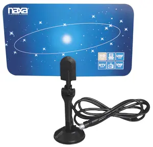 Naxa Ultra-Thin Flat Panel Style Powered Antenna For HDTV and ATSC Digital TV