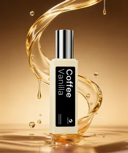 PUREFITTECH Women's Pheromone Essential Oil — Coffee & Vanilla Scent Glitter Roll-On Fragrance, Pure Essential Oil Perfume, Long-Lasting Travel Size, 0.34 fl oz (10 ml) Gourmand