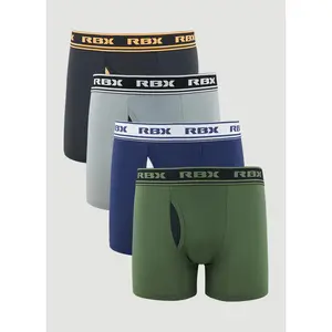 Premium Mesh Boxer Briefs with Fly 4-Pack