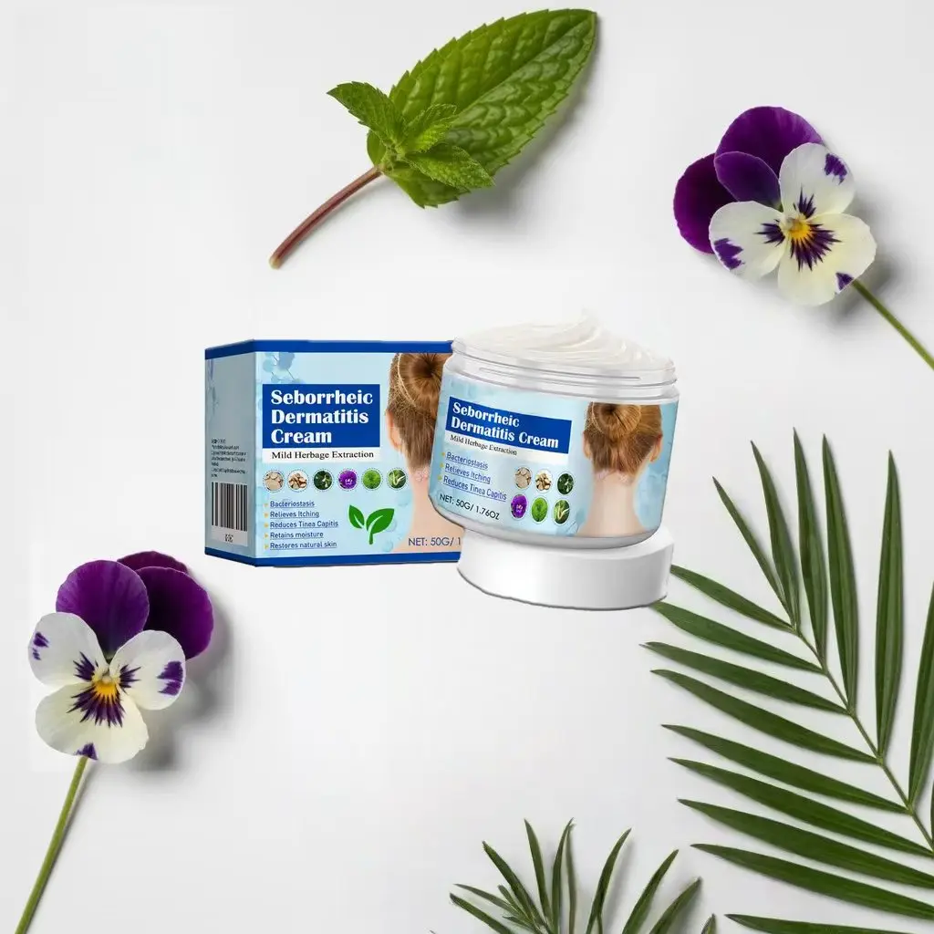 Folliculitis Treatment Cream - Soothing Herbal Extract Body Balm for Seborrheic Dermatitis, Gentle Healing for Scalp, Face & Body, 50g, Folliculitis Body Balm
