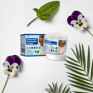 Folliculitis Treatment Cream – Natural Herbal Formula with Honeysuckle, Dandelion, Sophora & Phellodendron for Scalp, Face & Body Care, Soothing & Repairing 50g, Seborrheic Dermatitis Cream