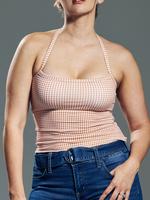 Spice and White Gingham