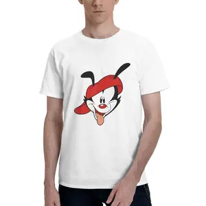 Edgy Wakko Warner Animaniacs Tongue Out Graphic T-Shirt