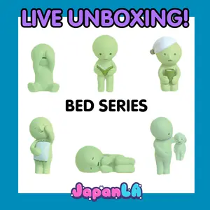 LIVE UNBOXING - Smiski Bed Series Blind Box - (1 Sealed Blind Box, 1 Figure)