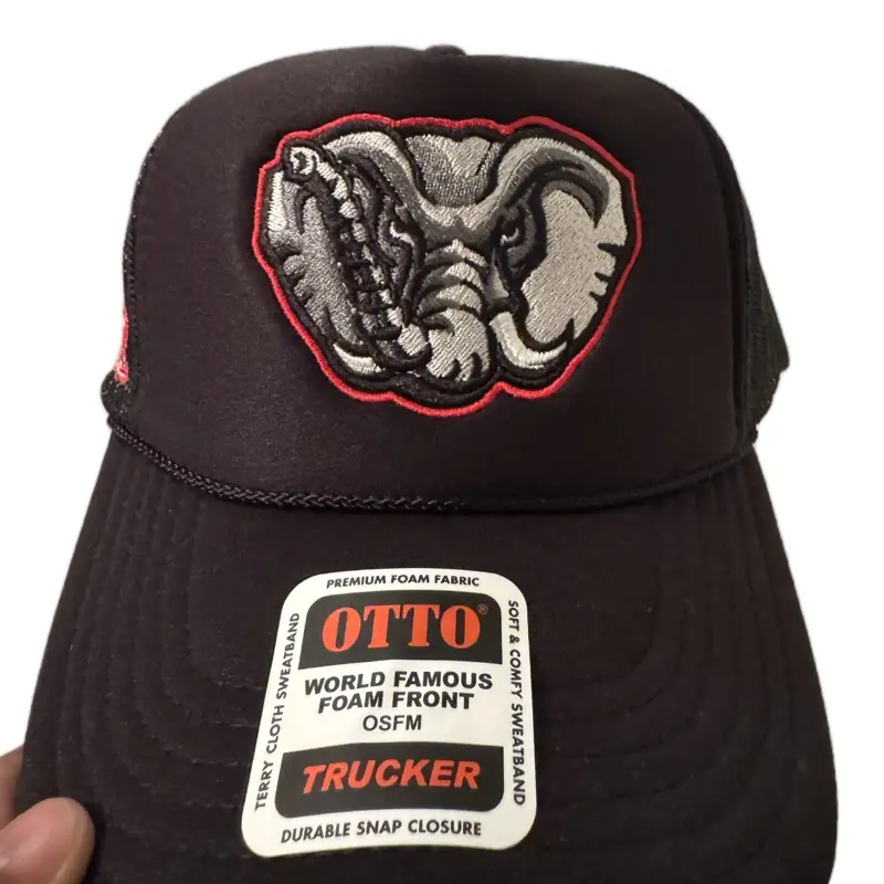 Otto Customize Alabama Hat - World Famous Foam Front Trucker Cap with Durable Snap Closure