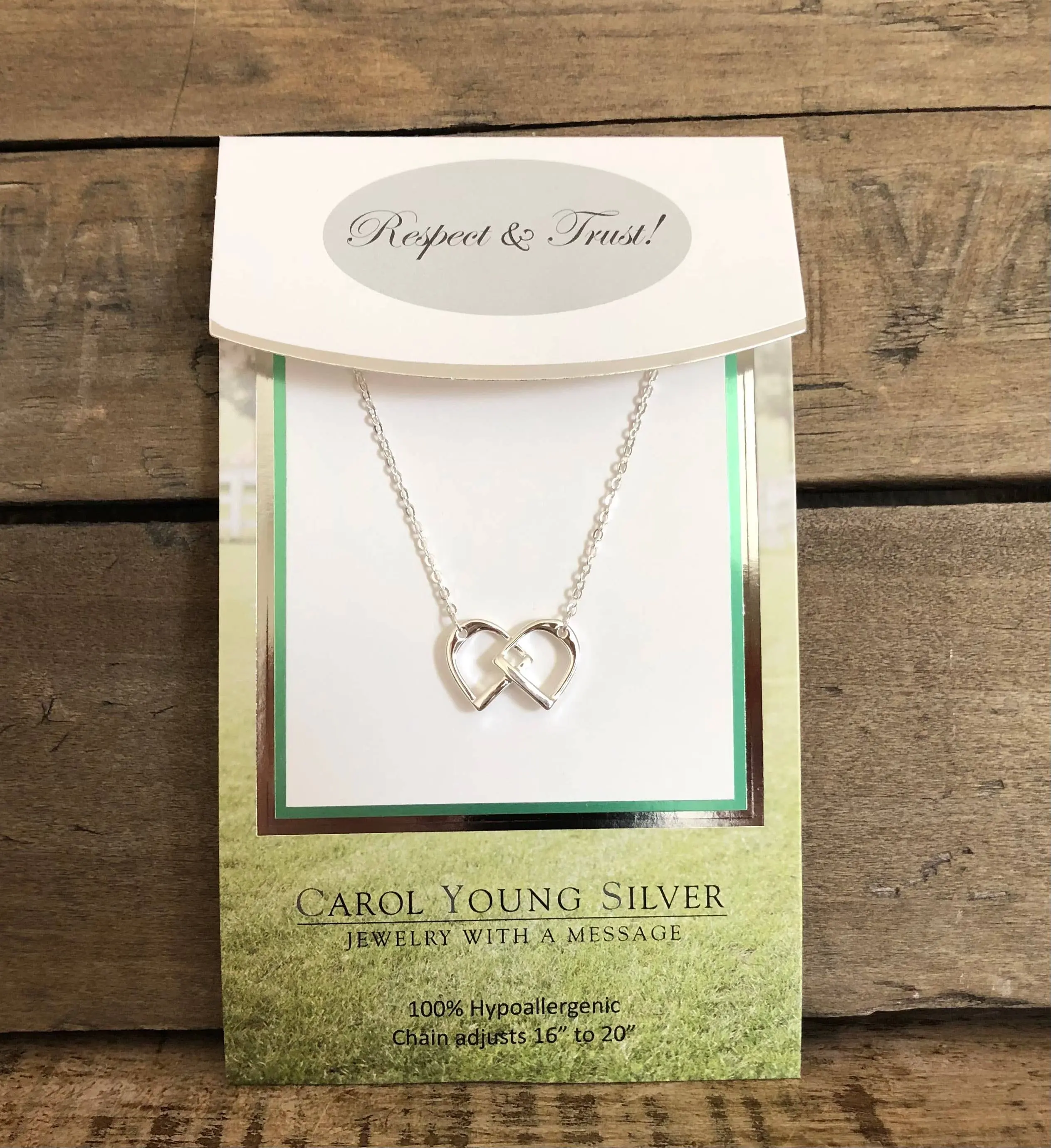 English Saddle Stirrup/Petite Necklace