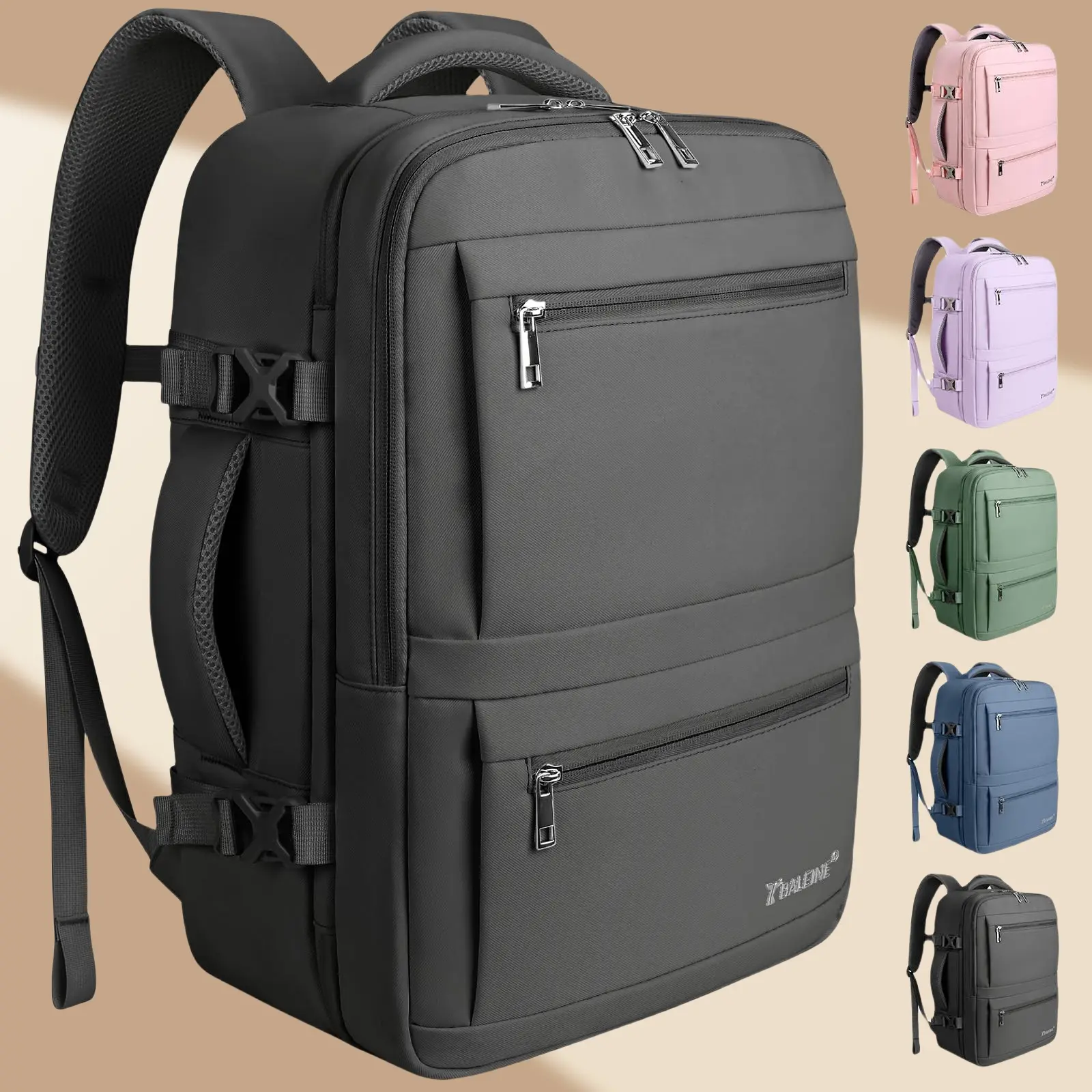 Travel Backpack for Women Men, Sturdy Carry On Backpack, Large Backpack Travel Laptop Backpack Gifts for Business, Casual, Weekender, Hiking