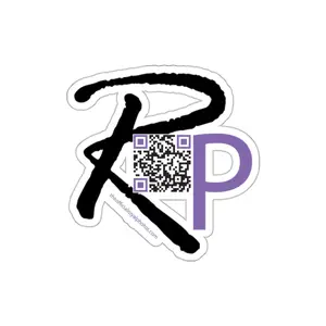 "RP" QR Code Die-Cut Sticker