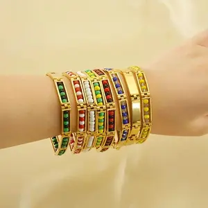 Stainless Steel Bead Bracelet Colorfast Stylish Jewelry For Women Men And Couples Daily And Party Wear