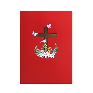 Religious Crosses Popup Cards Easter Greeting Cards Religious Sympathy Cards