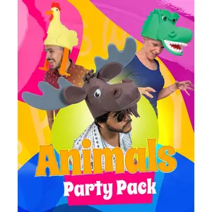 Animals Party Pack (20 Hats)