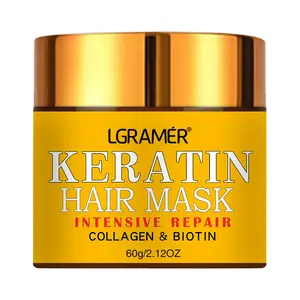 Biotin Collagen Keratin Hair Repair Mask Deep Treatment for Dry & Damaged Hair