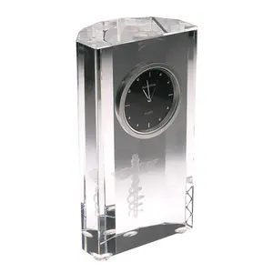 Bluestone Designs  Justice Crystal Clock clear