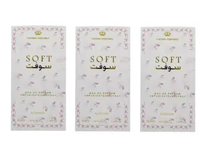 3 pack of Soft Eau de Parfum Spray for Women, 35ml by Al-Rehab