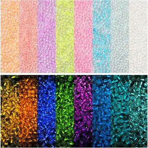 5280 count Glow in The Dark Glass Seed Beads - 2mm Round Luminous Pony Beads, 8 Colors Spacer for Bracelet  Making