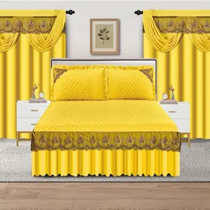 5p pcs bedskirt set