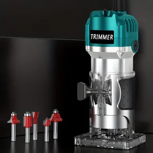 NEW Edge Trimmer 110v Grooving Machine Woodworking Engraving