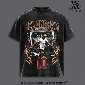 Limited Edition Jude Collection Bellingham The Big Tournament 2026 – Premium 100% Cotton Soccer Graphic Washed Tee Vintage Bootleg Streetwear for Men & Women England Gameday Fan Apparel Gift for Soccer Lovers