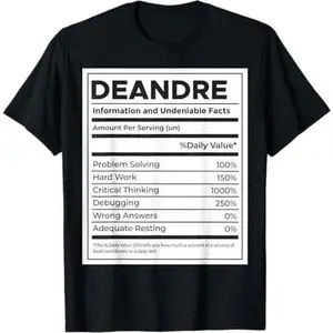 Deandre Nutrition Information, Problem Solving Hard Work T-Shirt