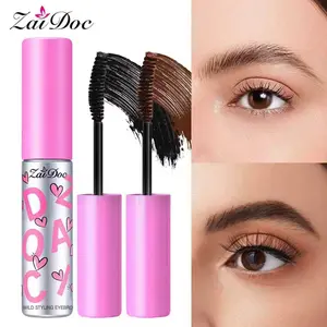 ZaiDoc Sweetheart Girl Eyebrow Mascara - Long-Lasting, Pigmented in Black & Brown, Volumizing & Defining for Perfect Brows