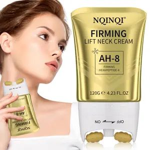 Nqinqi Neck Firming Roller Cream 120g, Tightening and Lifting Formula for Youthful Skin and Skin Elasticity, Ideal for Neck Care and Optimal Tightening Effects