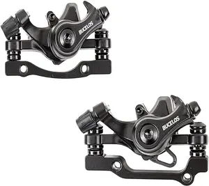 BUCKLOS Mountain Bike Disc Brake Caliper, Mechanical Disc Brake Aluminum Caliper, Suitable for Mountain Bikes, Bicycle Accessories, Bicycle Brakes