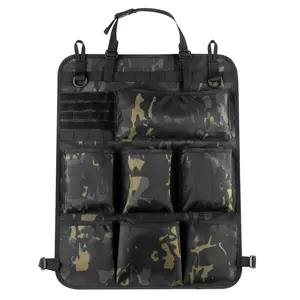 Outdoor Car Back Seat Storage Bag, Tactical Vehicle Organizer, Multi-Functional Tool Kit, Hanging Storage Bag for Cars