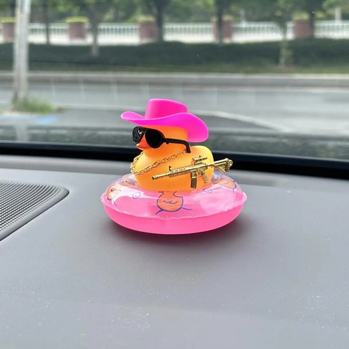 Fall Cute Duck Shaped Car Ornament for Summer, Cute Duck Car Decoration, Home Desktop Decoration for Women & Girls, Room Decor