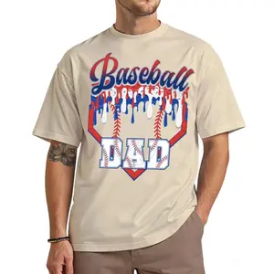 Baseball Dad Shirt | Red White Blue Drip Baseball Tee for Men, Father's Day Gift, 4th of July Sports Shirt For Men Dad Husband Lover Baseball