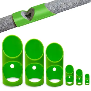 GJANSH 6PCS Pipe Insulation Cutting Guide,Molded Foam Pipe Cutter Tool with 15MM-53MM Insulation Cutting Fixture for Home/Industrial/Commercial Plumbing