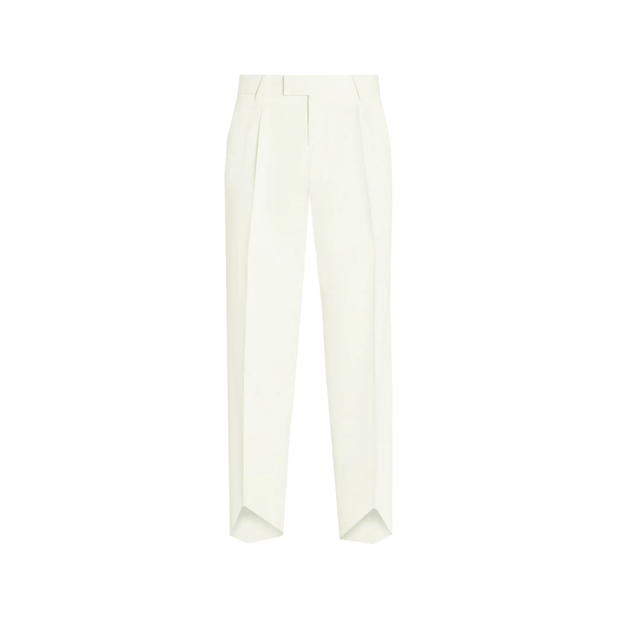 Premium Cashmere Wool Trouser, Cream, Casual Fitting, Regular Fit,  Low waist, Ideal for Spring and Summer Season Classic