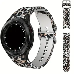 No Gap Stylish Silicone Strap For Samsung Galaxy Smart Watch FE/7/6/4 40mm 44mm Watch 4 Classic 42mm 46mm For Galaxy Watch5 Pro 44mm Watch Straps Smart Watch Straps