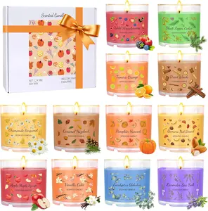 12 Pack Scented Soy Candles for Home, Mini Candle Gift Set for Women, Aromatherapy Relaxation Candles Bulk, Perfect Mother’s Day Gift, Birthday & Bridesmaid Gifts