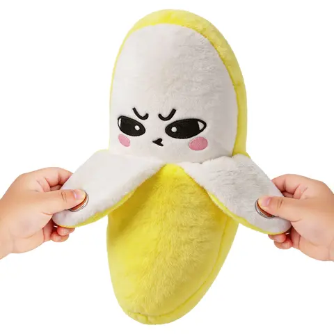 SHQDD Kawaii Aesthetic Interactive Plush Toy Set - BPA-Free, Durable, Touch-Activated Music Toys (No Battery) with Lights + Dance, Soft Cuddly Banana/Strawberry/Carrot Stuffed Kids' Birthday Gift