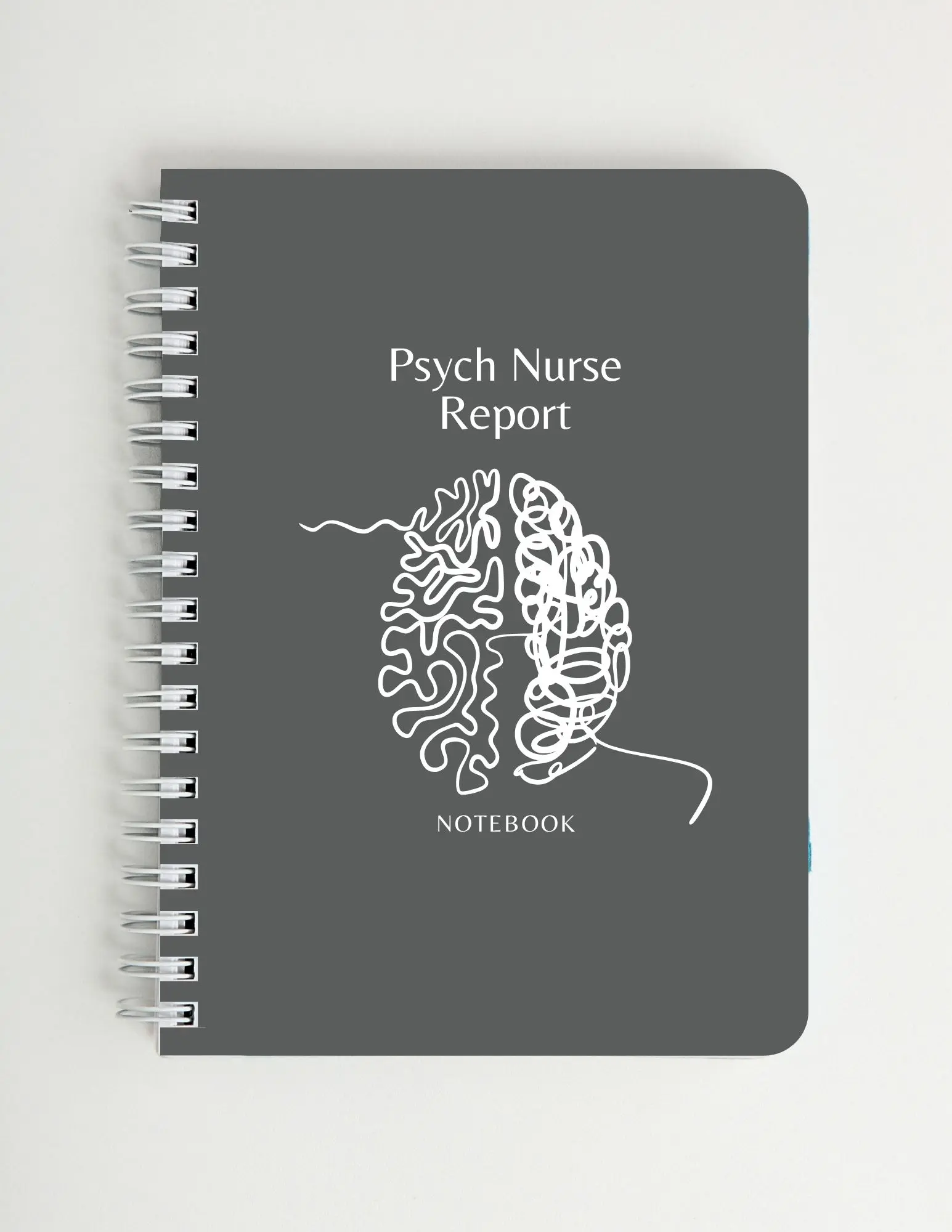Psych Nurse Report Notebook for Comprehensive Patient Studies and Treatment Plans