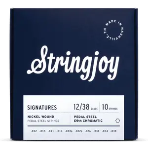 Stringjoy 12-38 E9th Signatures - Nickel Wound Pedal Steel Strings