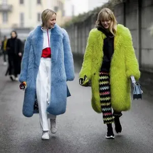 Faux Fur Women's Plus Size V-Neck Coat - Solid Color, Regular Sleeve, Open Front Design, Elegant H-Shaped Polyester Jacket for All Seasons Fit Tops Womenswear Fabric