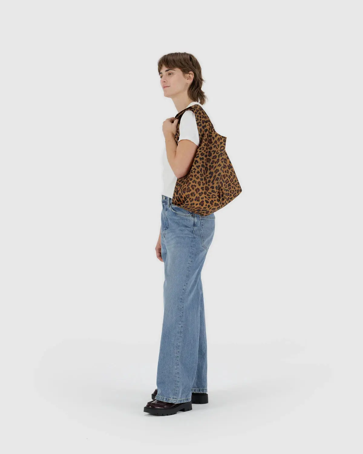 BAGGU- Standard Reusable Shopping Bag Leopard