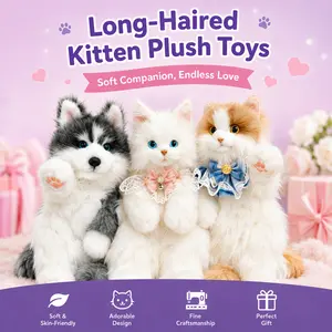 Cloud Fluff Cat Backpack – Soft Plush Carry Bag