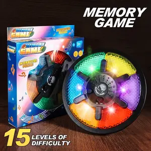 Electronic Memory Game with Lights & Sounds, Interactive Brain Teaser Handheld Puzzle Game, Educational Toy for Kids & Adults, Family Fun Game, Ideal Christmas Birthday Party Gift