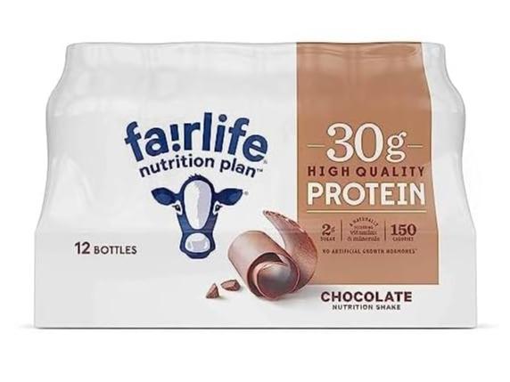 Nutrition Plan High Protein Chocolate 30g Shake,Gelatin Free,11.5fl.oz,(12 Pack) - PACK OF 1