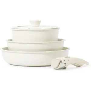Granite Non Stick Cookware Set with Detachable Handle