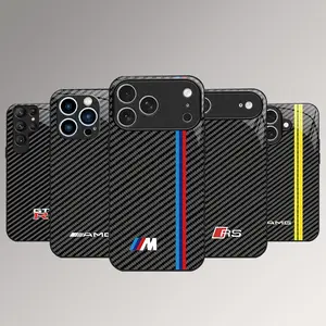 for iPhone 17/16/15/14/13/12/11 air/pro/promax/plus Carbon fiber texture mirror mobile phone case glass case 995