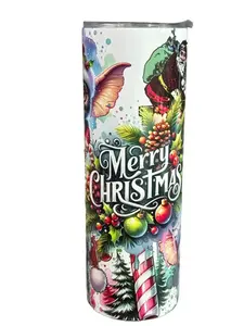 Christmas Gremlins - 20oz oz 20 oz. 20oz. - Skinny Straight Sublimation Tumbler - Amy's Tumbler Junkies - Your Favorite Tumbler Shop!