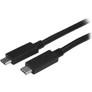 Startech USB315CC2M 6 ft C-Type Cable with Power Delivery, Quick Charge Long Charger Cable for Cellphone, Gadget Mobile Devices