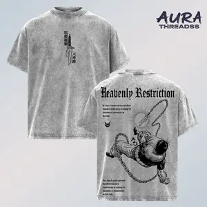 Toji Fushiguro Heavenly Restriction Graphic Tee, Jujutsu Kaisen Toji Zenin Assassin Artwork Shirt, Brutal Cursed Energy Free Warrior Design T-Shirt, Dark Anime Streetwear Manga Illustration Tee, Oversized Unisex Heavyweight Anime Apparel