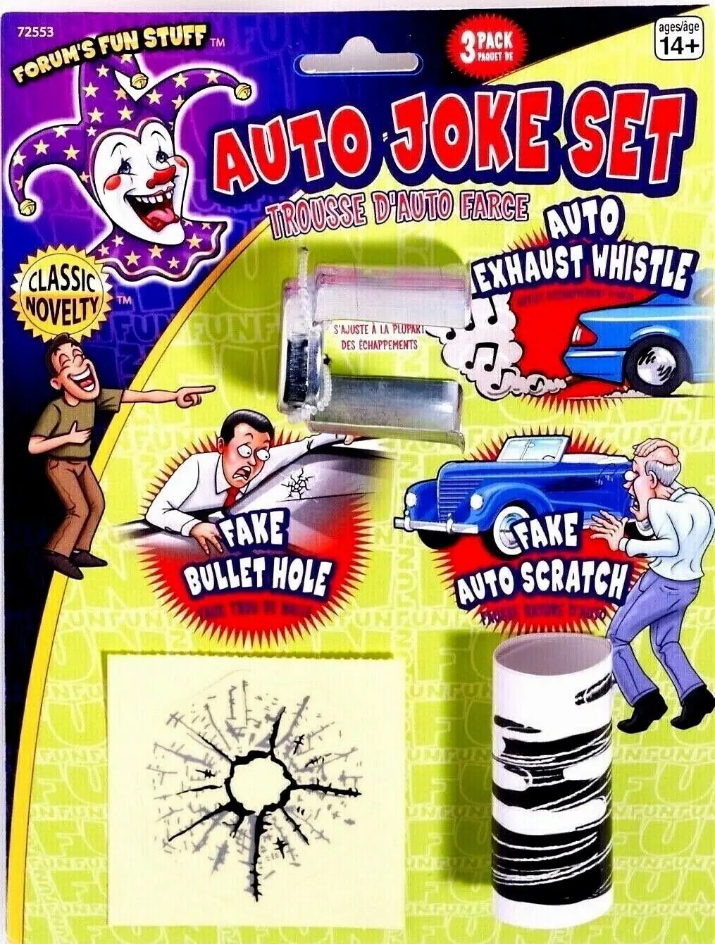 🚗 3-Piece Auto Prank Set – Hilarious Car Gag Kit!