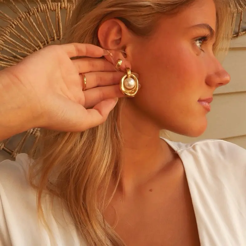The Oyster Drop Earrings
